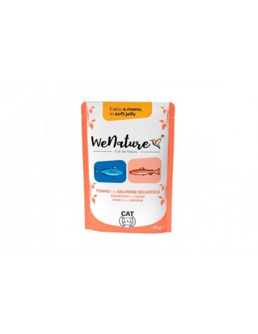 WENATURE CAT BUSTA TONNO E SALMONE 70GR