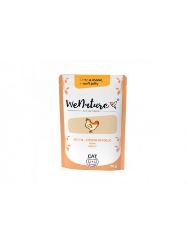 WENATURE CAT BUSTA PETTO E COSCIA DI POLLO 70GR