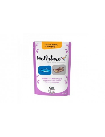 WENATURE CAT BUSTA TONNO E MOLLUSCHI 70GR