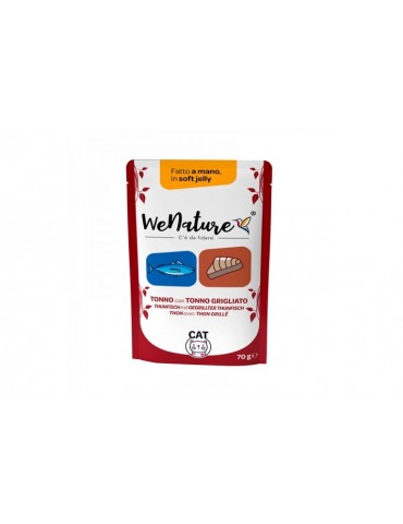 WENATURE CAT BUSTA TONNO E TONNO GRIGLIATO 70GR