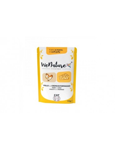 WENATURE CAT BUSTA POLLO CON FORMAGGIO 70GR