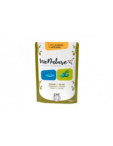 WENATURE CAT BUSTA TONNO CON OLIVE 70GR