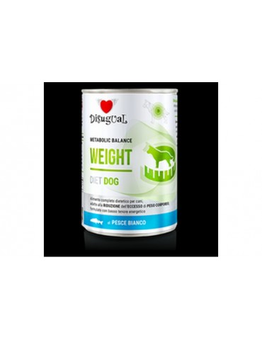 DISUGUAL DIET DOG METABOLIC WEIGHT PESCE BIANCO 400GR