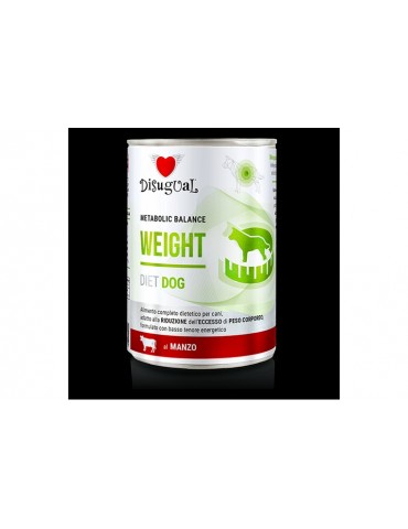 DISUGUAL DIET DOG METABOLIC WEIGHT MANZO 400GR