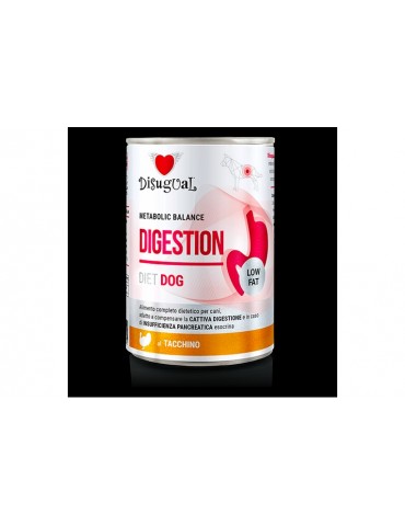 DISUGUAL DIET DOG DIGESTION LOW FAT TACCHINO 400GR