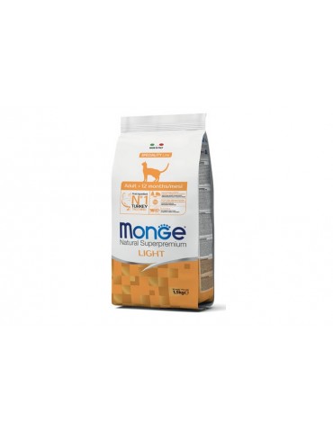 MONGE NATURAL SUPERPREMIUM LIGHT TACCHINO 1,5 KG