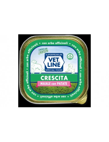 VETLINE DOG CRESCITA MAIALE 150GR