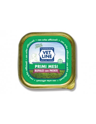 VETLINE DOG CRESCITA BUFALO 150GR