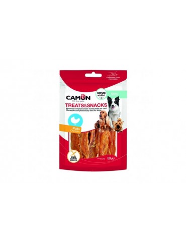 CAMON TREAT&SNACK STRISCE DI POLLO 80GR