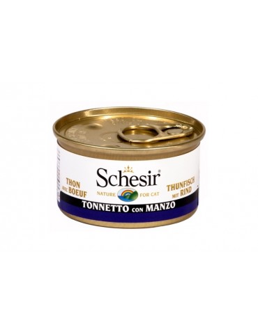 SCHESIR CAT JELLY TONNETTO CON MANZO 85GR