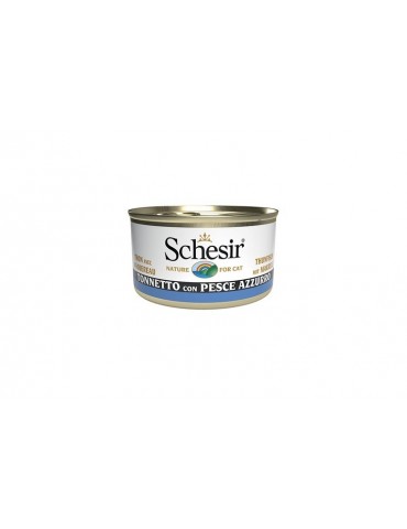 SCHESIR CAT JELLY TONNETTO CON PESCE AZZURRO 85GR