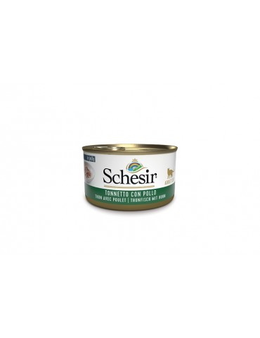 SCHESIR CAT JELLY TONNETTO E POLLO 85GR