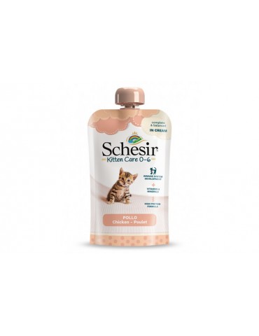 SCHESIR KITTEN IN CREMA POLLO 150GR