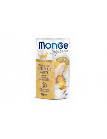 MONGE SUPREME AD. TONNO SPIGOLA E PATATE 80GR