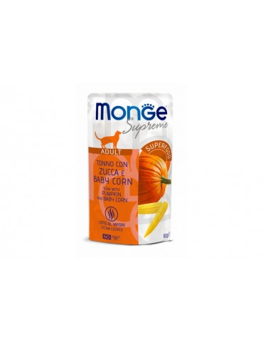 MONGE SUPREME ADULT TONNO ZUCCA E CORN 80GR