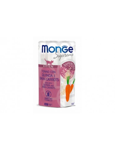 MONGE SUPREME KITTEN TONNO QUINOA E CAROTINE 80GR