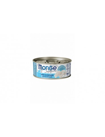 MONGE SUPREME STER. TONNO E CALAMARI 80GR