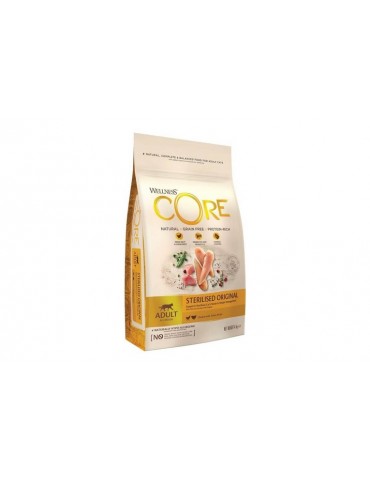 WELLNESS CORE CAT STERILISED ORIGINAL POLLO 300GR