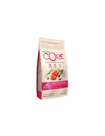 WELLNESS CORE CAT STERILISED OCEAN SALMONE 300GR