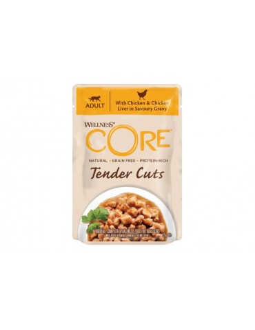 WELLNESS CORE TENDER CUTS POLLO E FEGATO 85GR