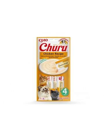 INABA CHURU POPS CREMY POLLO 15gx4 60GR