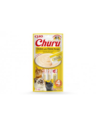 INABA CHURU POPS CREMY POLLO E FORMAGGIO 14gx4 56GR