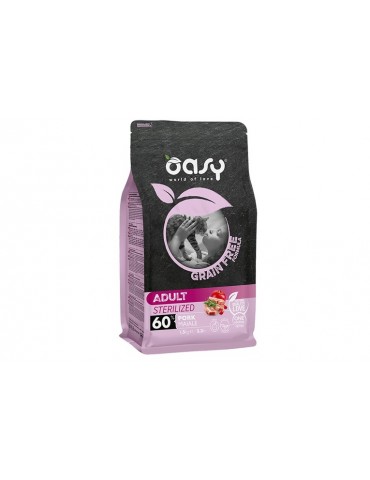 OASY CAT GRAIN FREE STERILISED MAIALE 1,5KG