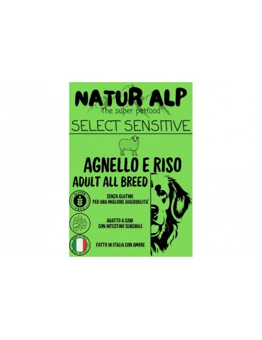 NATUR ALP SELECT SENSITIVE ADULT AGNELLO 12KG