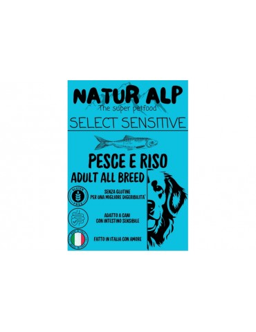 NATUR ALP SELECT SENSITIVE ADULT PESCE 12KG