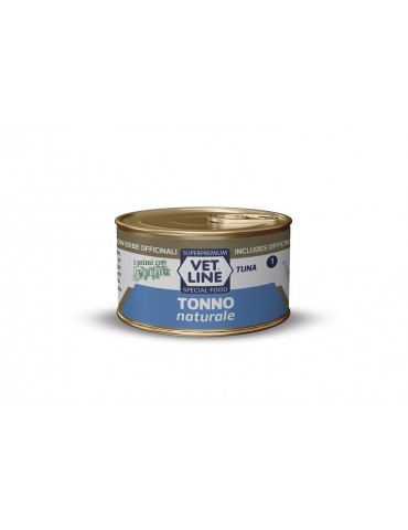 VETLINE CAT NATURALIS 1 TONNO 70GR