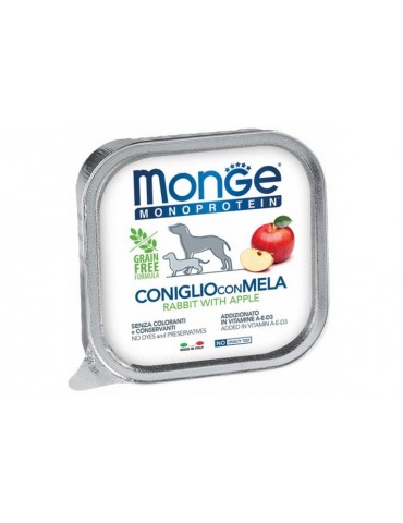 MONGE MONOPROTEICO CONIGLIO E MELA 150GR