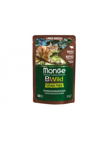 MONGE CAT BUSTA BWILD ADULT ACCIUGHE 85GR