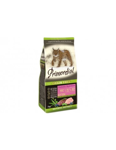 PRIMORDIAL CAT KITTEN ANATRA E TACCHINO 2KG