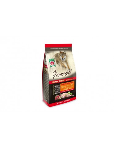 PRIMORDIAL DOG MINI ANATRA E QUAGLIA 2KG