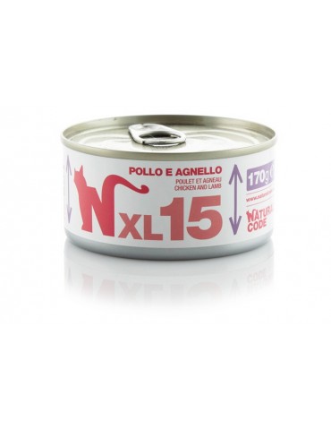 NATURAL CODE XL15POLLO E AGNELLO 170GR