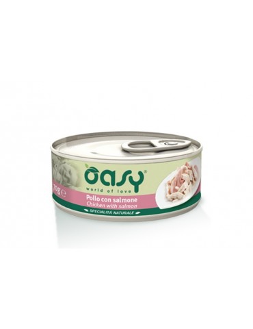 OASY CAT SPECIALITA' LATTINA POLLO CON SALMONE 70GR