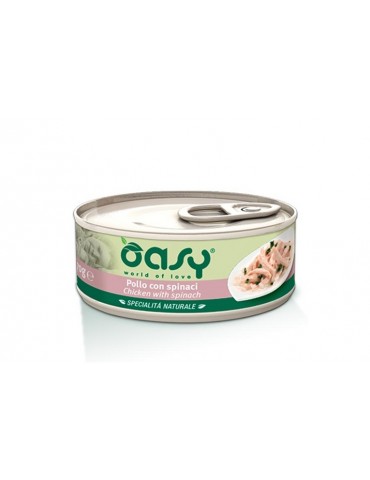 OASY CAT SPECIALITA' LATTINA POLLO CON SPINACI 70GR