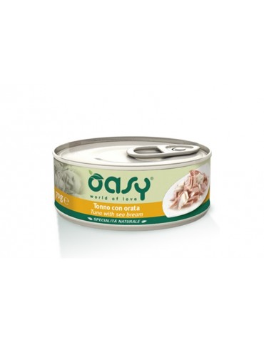 OASY CAT SPECIALITA' LATTINA TONNO CON ORATA 70GR