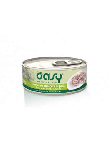 OASY CAT SPECIALITA' LATTINA TONNO CON STRACC. DI POLLO 70GR