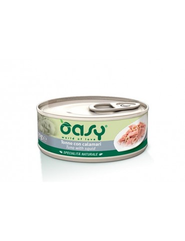 OASY CAT SPECIALITA' LATTINA TONNO CON CALAMARI 70GR