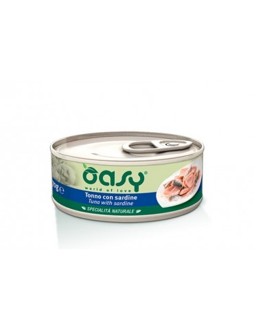 OASY CAT SPECIALITA' LATTINA TONNO CON SARDINE 70GR