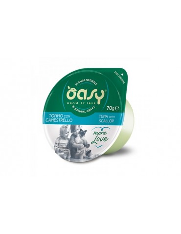 OASY CAT MORE LOVE CUP TONNO CON CANESTRELLO 70GR