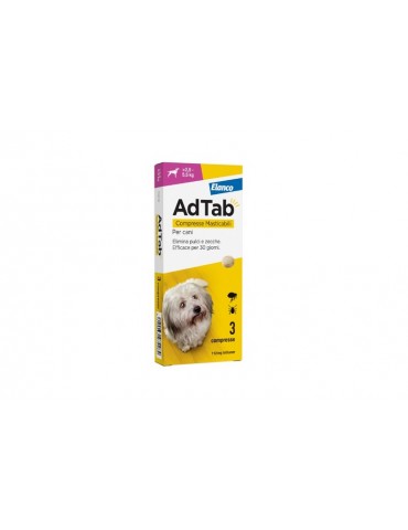 ELANCO ADTAB 3 COMPRESSE PER CANI 2,5KG-5,5KG