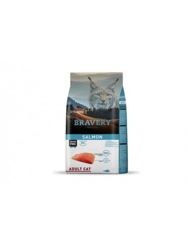 BRAVERY CAT ADULT GRAIN FREE SALMONE 2KG