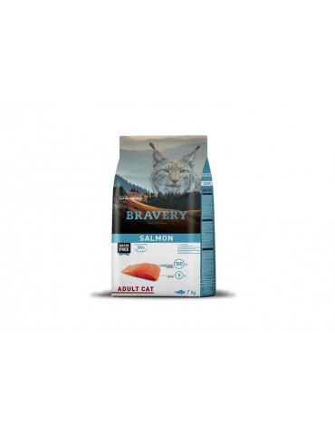 BRAVERY CAT ADULT GRAIN FREE SALMONE 7KG