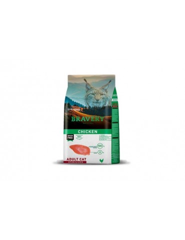 BRAVERY CAT STERILIZED GRAIN FREE POLLO 7KG