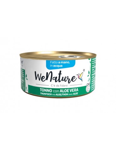 WENATURE CAT ACQUA TONNO CON ALOE VERA 85GR