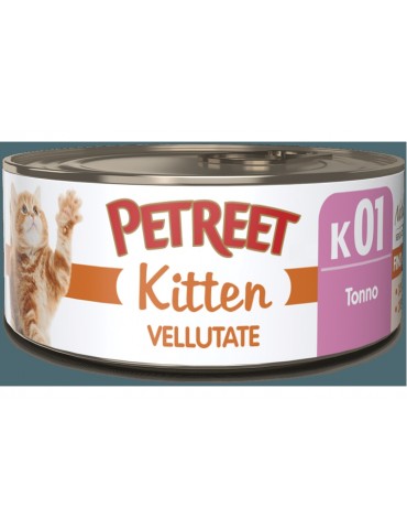 PETREET VELLUTATE KITTEN K01 TONNO 60GR