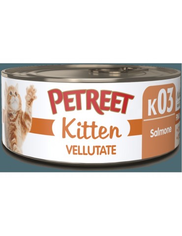 PETREET VELLUTATE KITTEN K03 SALMONE 60GR