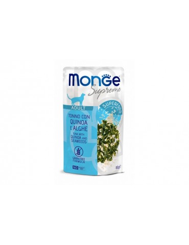 MONGE SUPREME AD. TONNO QUINOA E ALGHE 80GR